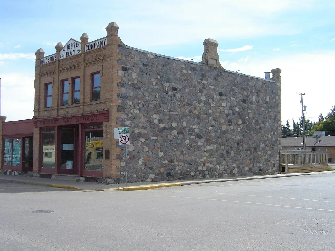 Historic Hudson's Bay Company store, about 2008